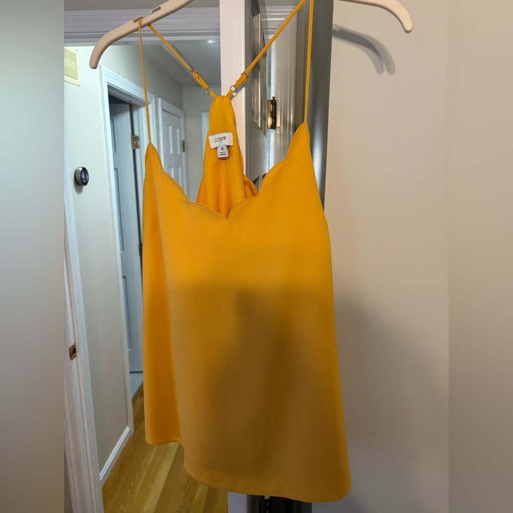 J Crew tank with adjustable straps size 8